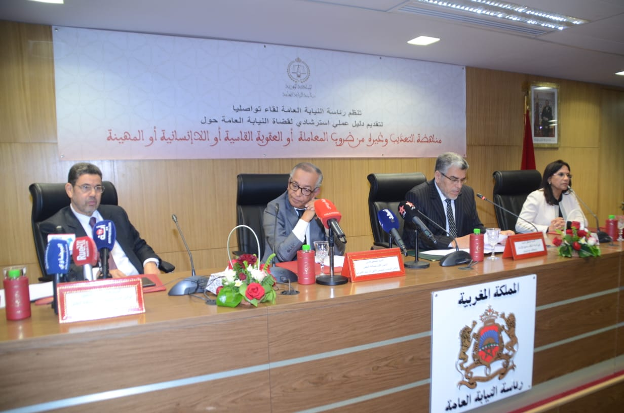 السيد عبد النبوي يترأس تقديم دليل استرشادي لقضاة النيابة العامة حول مكافحة التعذيب وسوء المعاملة .
