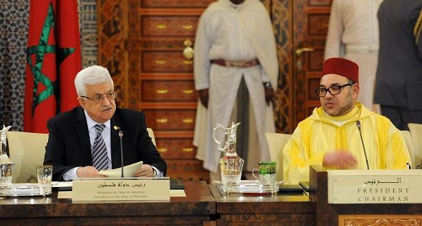 عباس يشيد بموقف جلالة الملك محمد السادس الثابت من القضية الفلسطينية