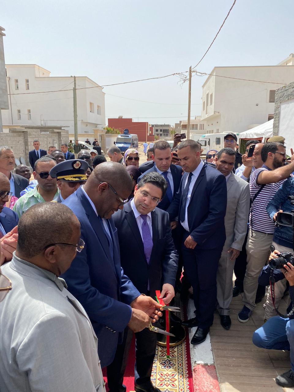 راية جمهورية ليبيريا ترفرف عالية في سماء الداخلة المغربية افتتاح القنصلية العامة لجمهورية ليبيريا بالداخلة.