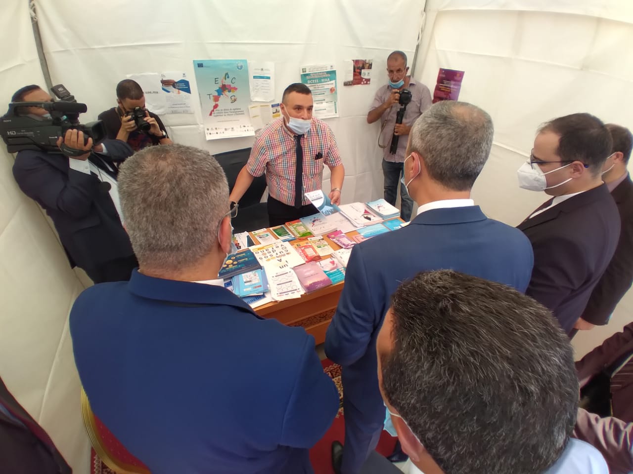 رئاسة جامعة عبدالمالك السعدي تشارك في أيام الأبواب المفتوحة لحاملي المشاريع بإقليم وزان.
