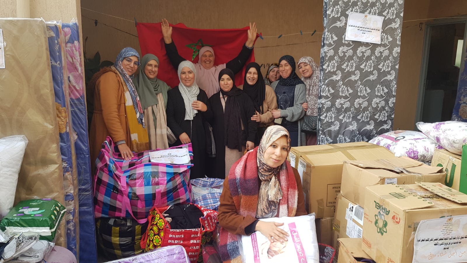 المجلس العلمي المحلي لإقليم الفحص أنجرة … قافلة تضامنية لتوزيع الملابس والأغطية الشتوية